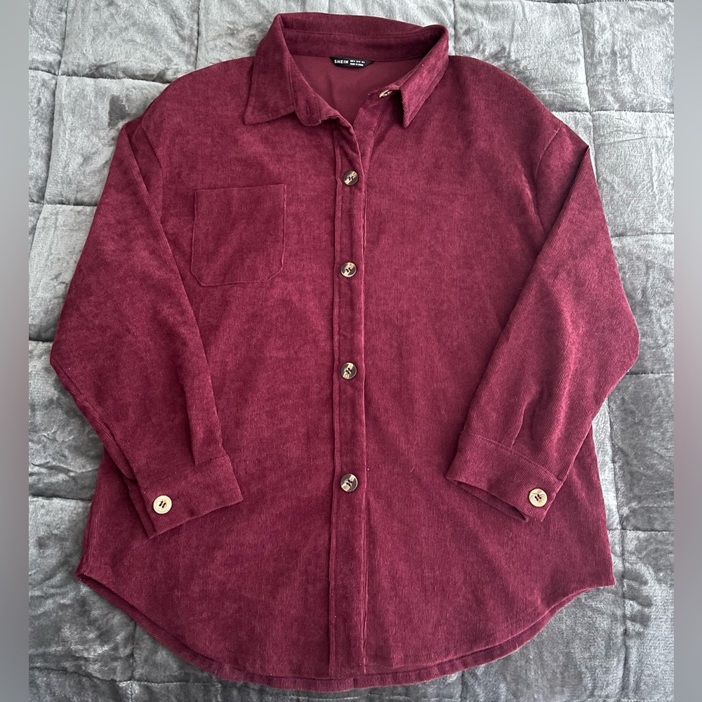 Shein corduroy blouse